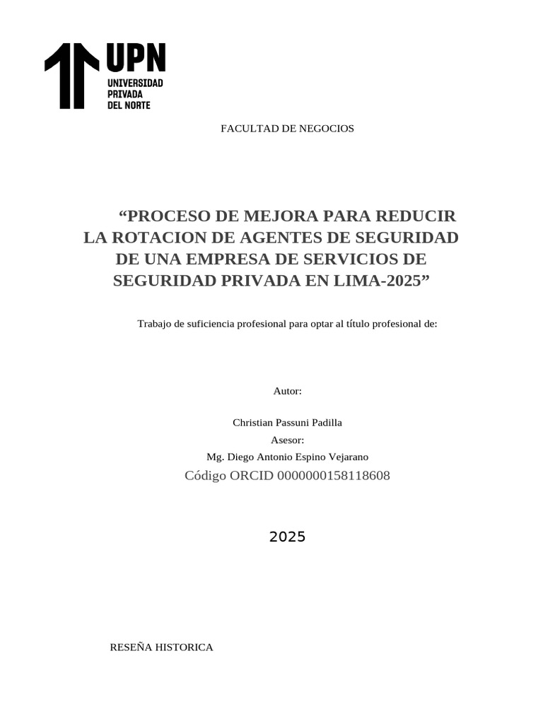 Mejora de Retención en Seguridad Privada | PDF | Sector privado | Economias