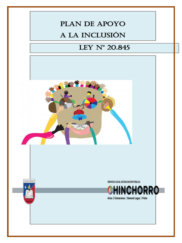 Plan de Inclusión Escolar 2023-2024 | PDF | Inclusión (Educación ...