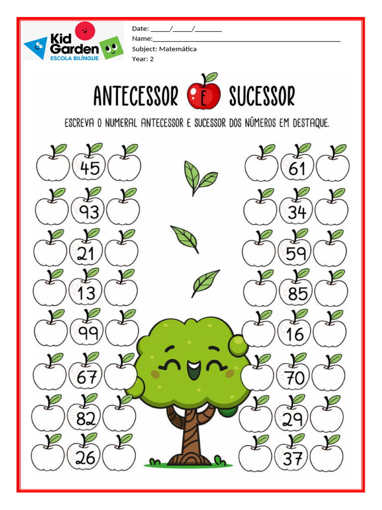 Antecessor e Sucessor | PDF
