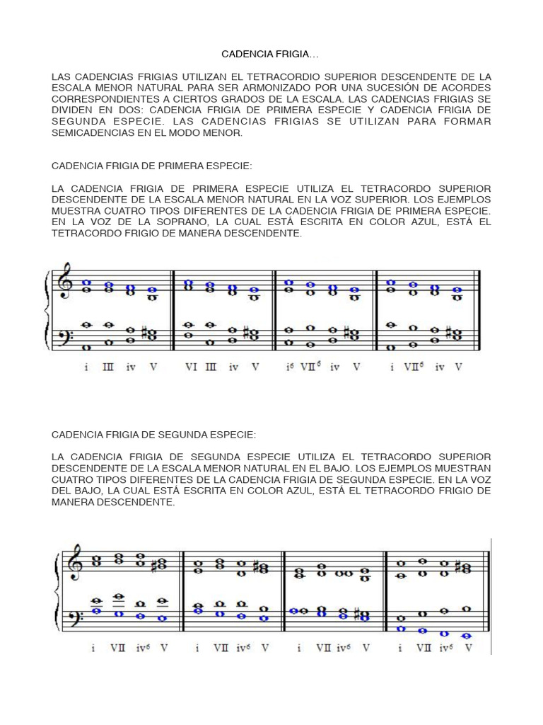 Cadencia Frigia | PDF