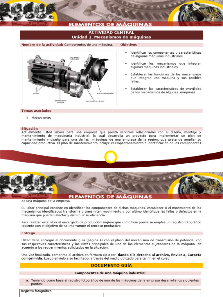 Elementos de Maquinas | PDF | Engranaje | Cinturón (mecánico)