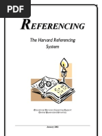 Harvard Referencing