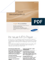 Samsung YP-T10 Benutzerhandbuch