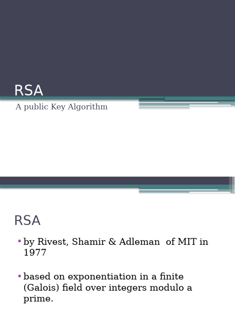 Rsa | PDF