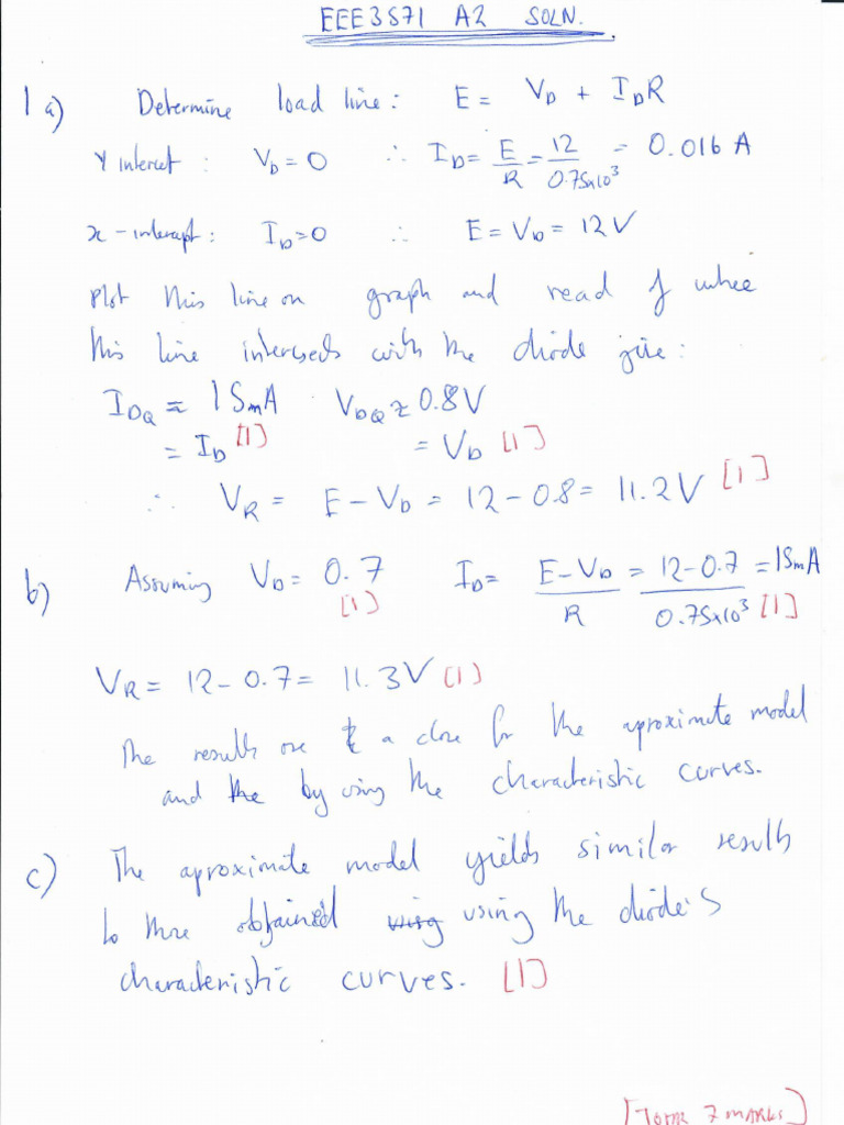 EEE 3571 Solutions | PDF