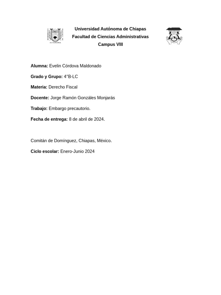 Embargo Precautorio Córdova Evelin | PDF | Seguro | Subasta