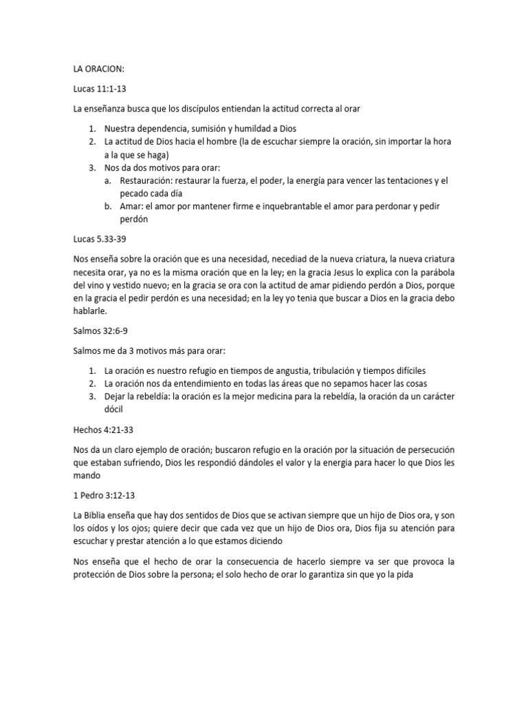 La Importancia de la Oración en la Fe | PDF | Oración | Gracia divina