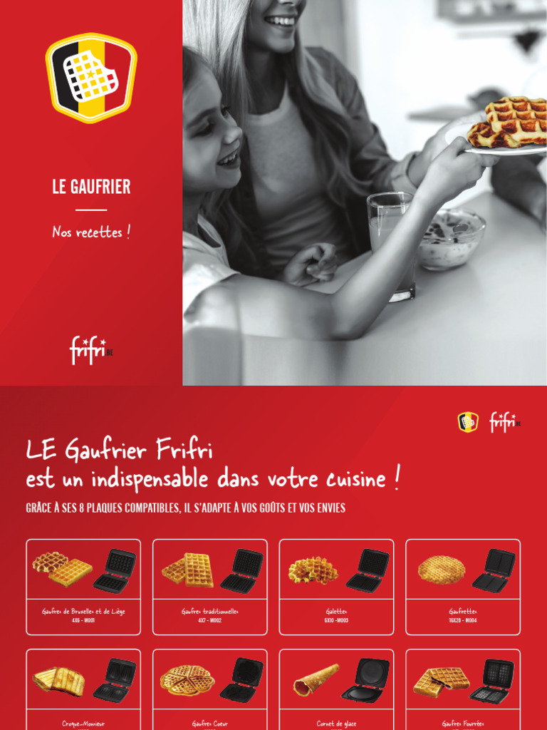 Recettes Gaufres Frifri: Délices Belges | PDF | Gaufre (cuisine ...