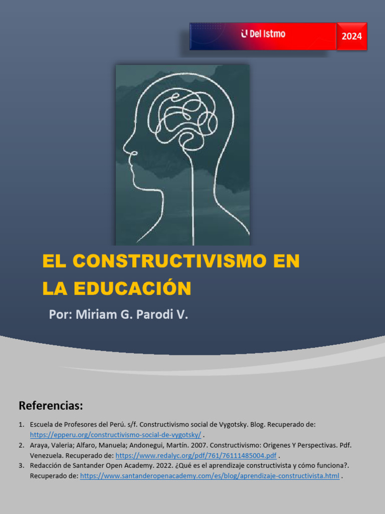Constructivismo en la Educación Actual | PDF | Constructivismo ...