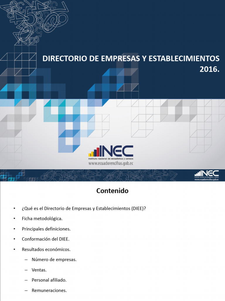 Principales Resultados DIEE 2016 | PDF | Institución | Business