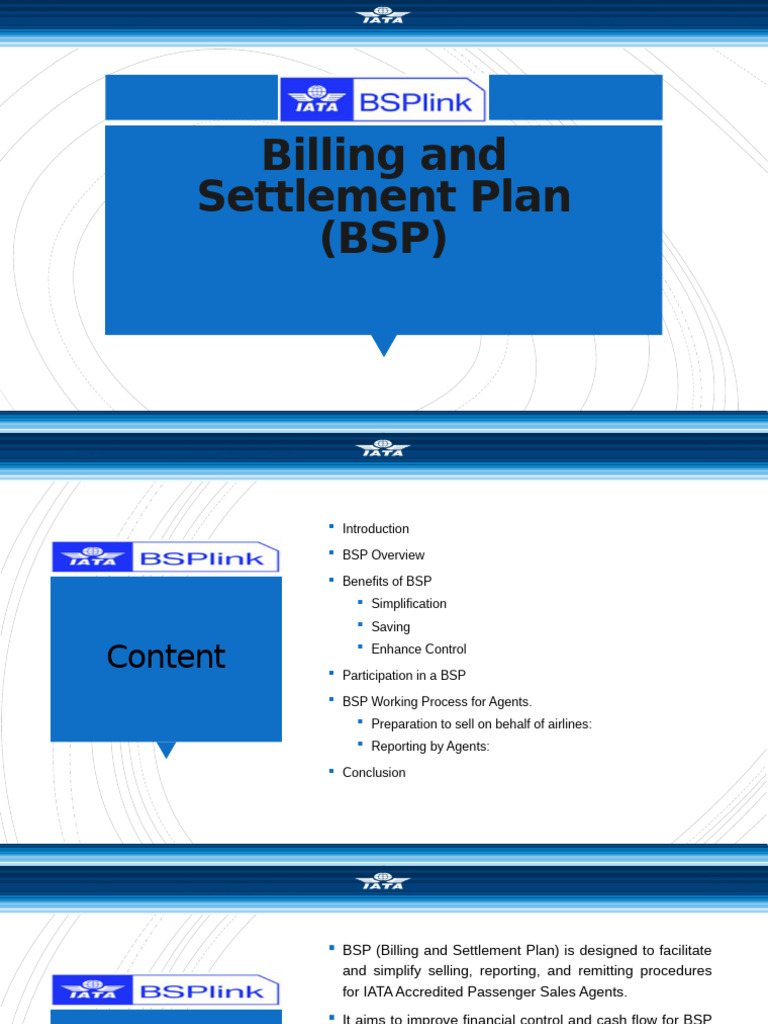 IATA Billing and Settlement Plan Overview | PDF | Economies | Business