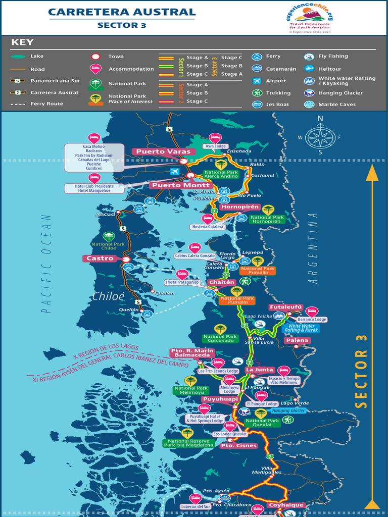 Carretera Austral Map Overview | PDF
