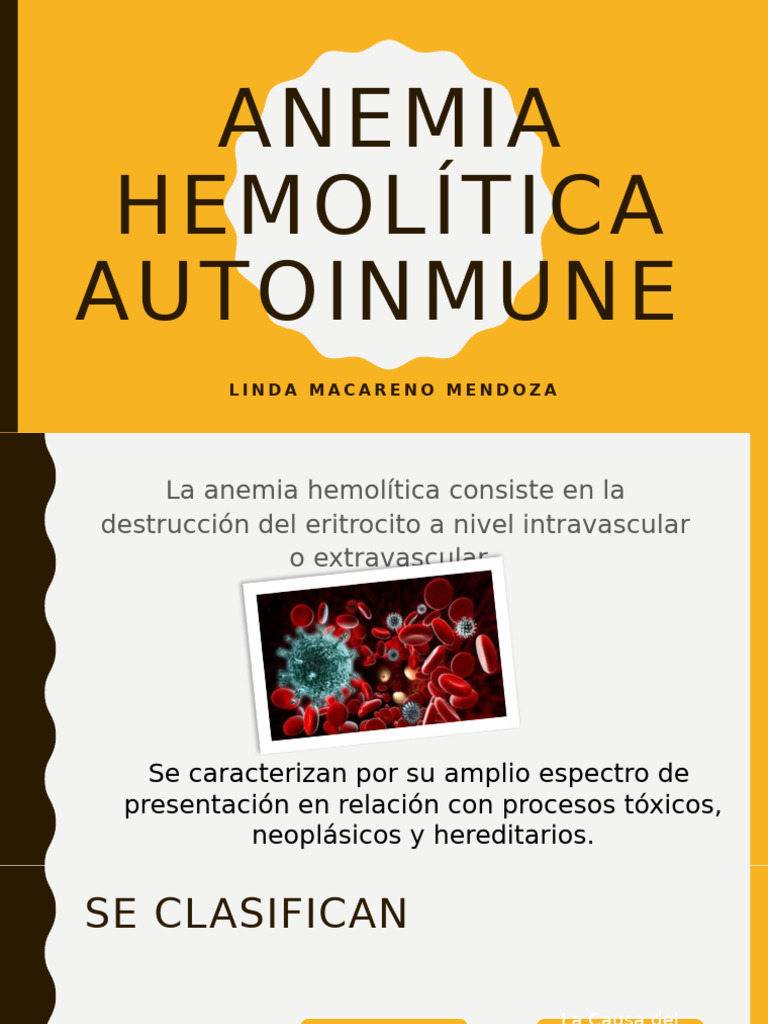 Anemia Hemolítica Autoinmune: Causas y Diagnóstico | PDF | Anticuerpo ...