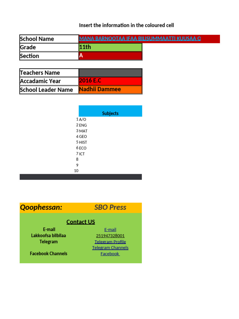 Grade 11 & 12 Social Roster | PDF