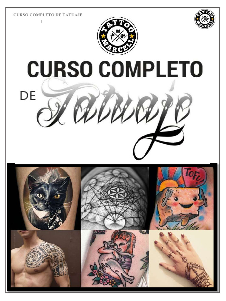 Curso Profesional de Tatuaje Completo | PDF | Modificación del cuerpo ...