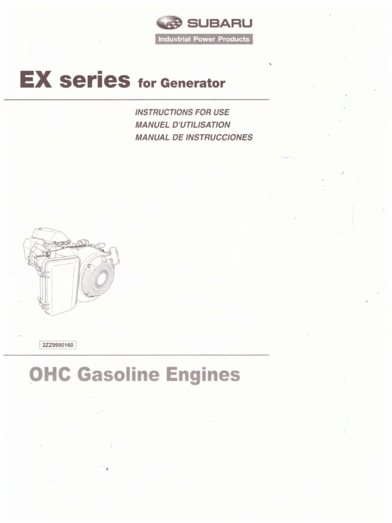 Manual Operacion Motor | PDF