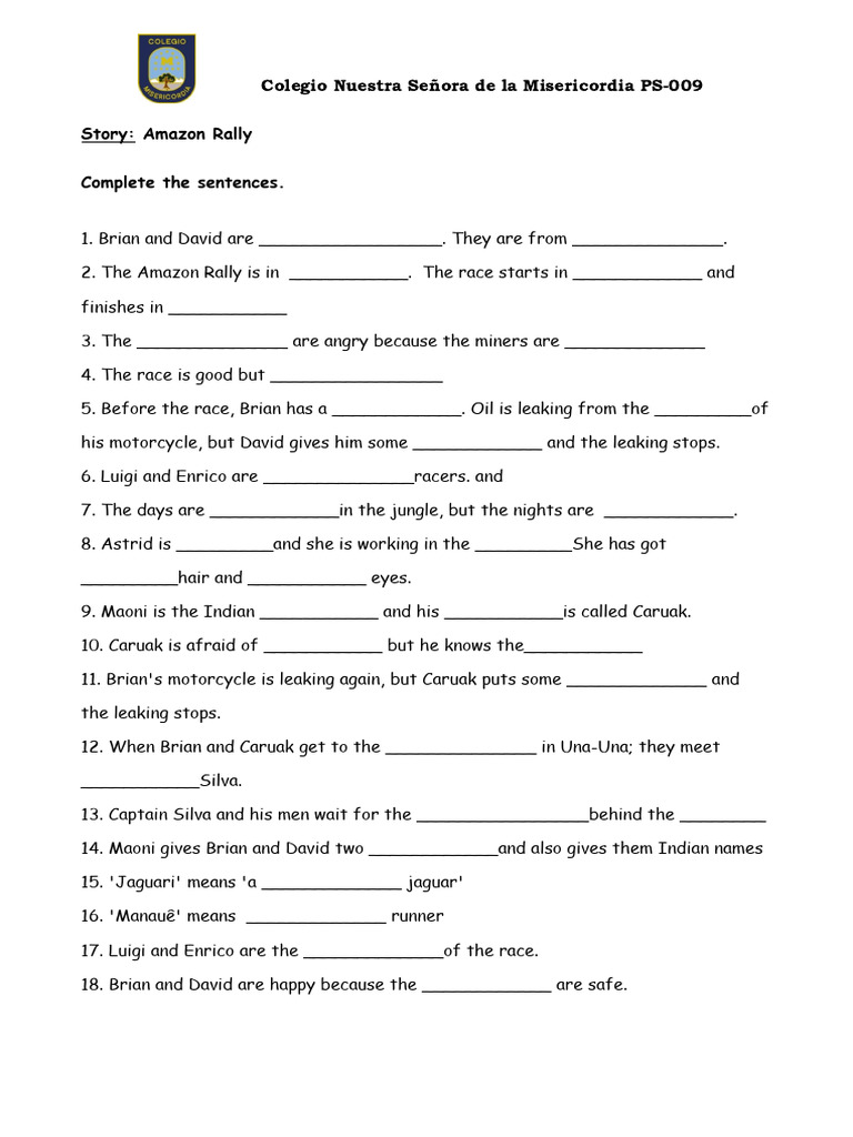 Amazon Rally Text To Complete | PDF