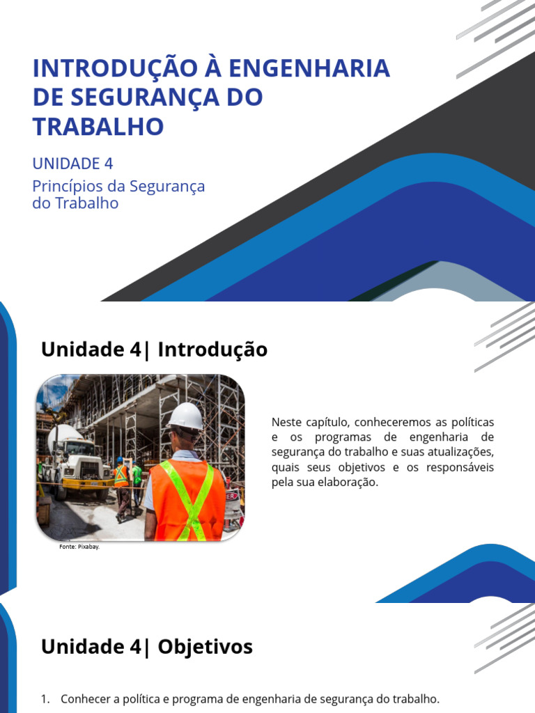 Introdução à Engenharia de Segurança do Trabalho | PDF | Segurança e ...