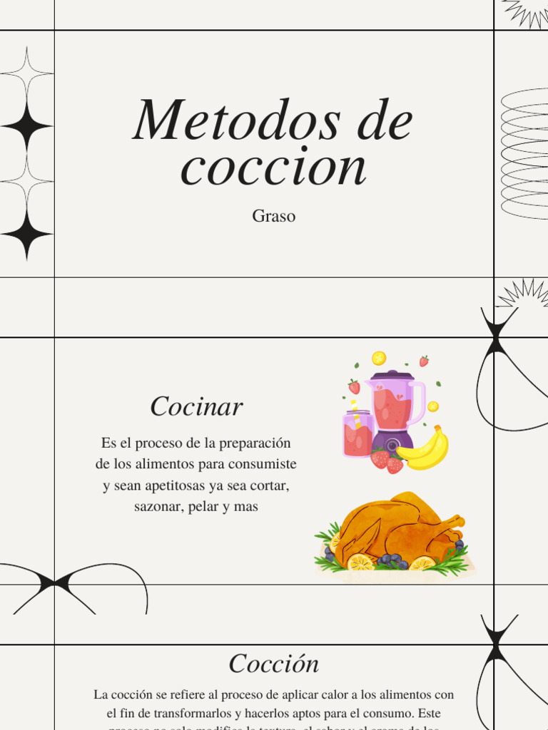 Métodos de Coccion PDF | PDF | Cocinando | Hirviendo