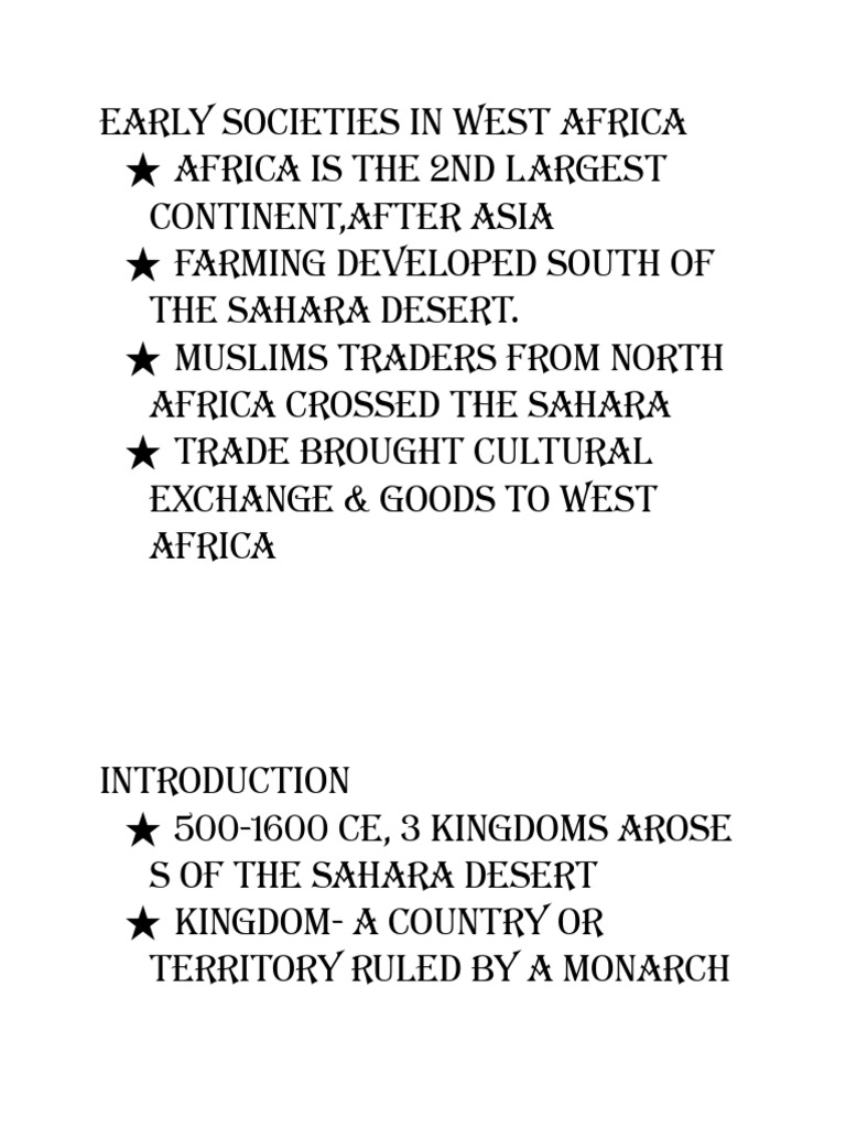 Three Kingdoms of West Africa | PDF