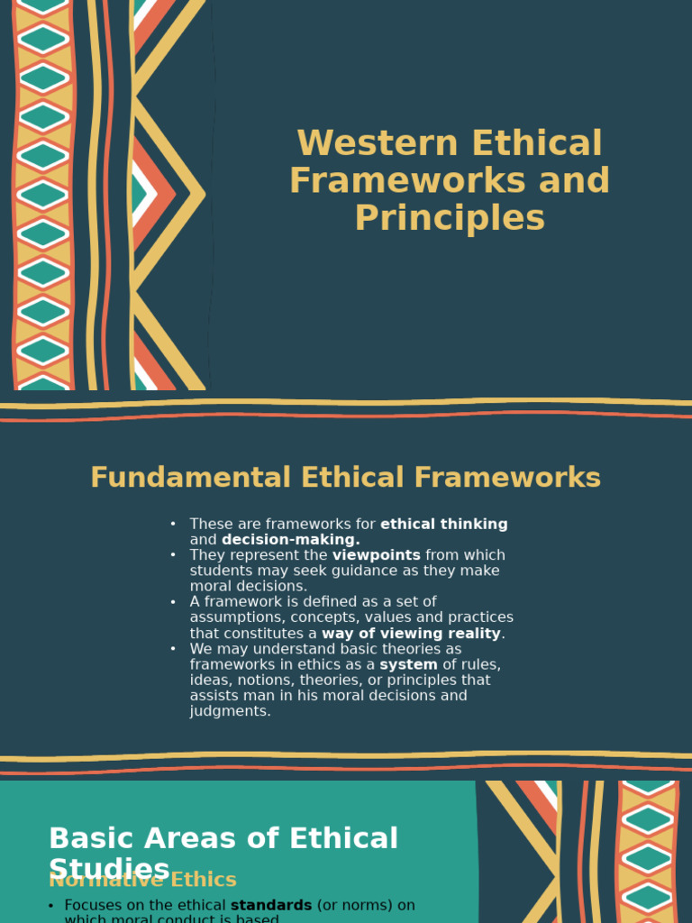 1 Ethical Frameworks | PDF