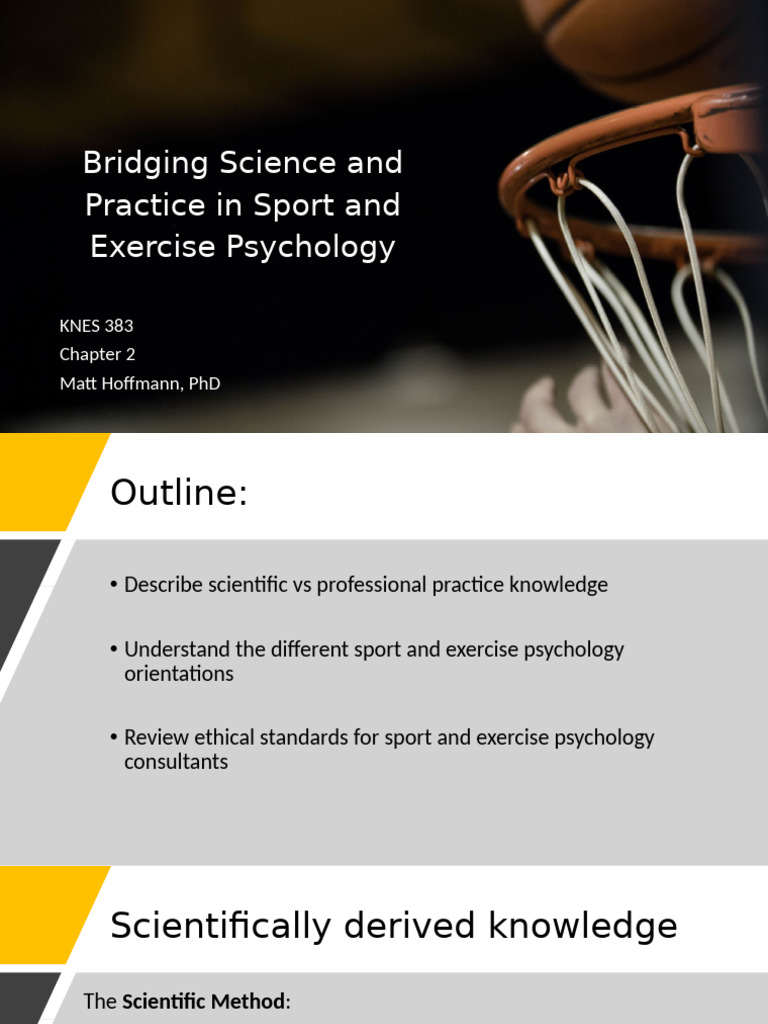 Sport & Exercise Psychology Insights | PDF | Knowledge | Scientific Method