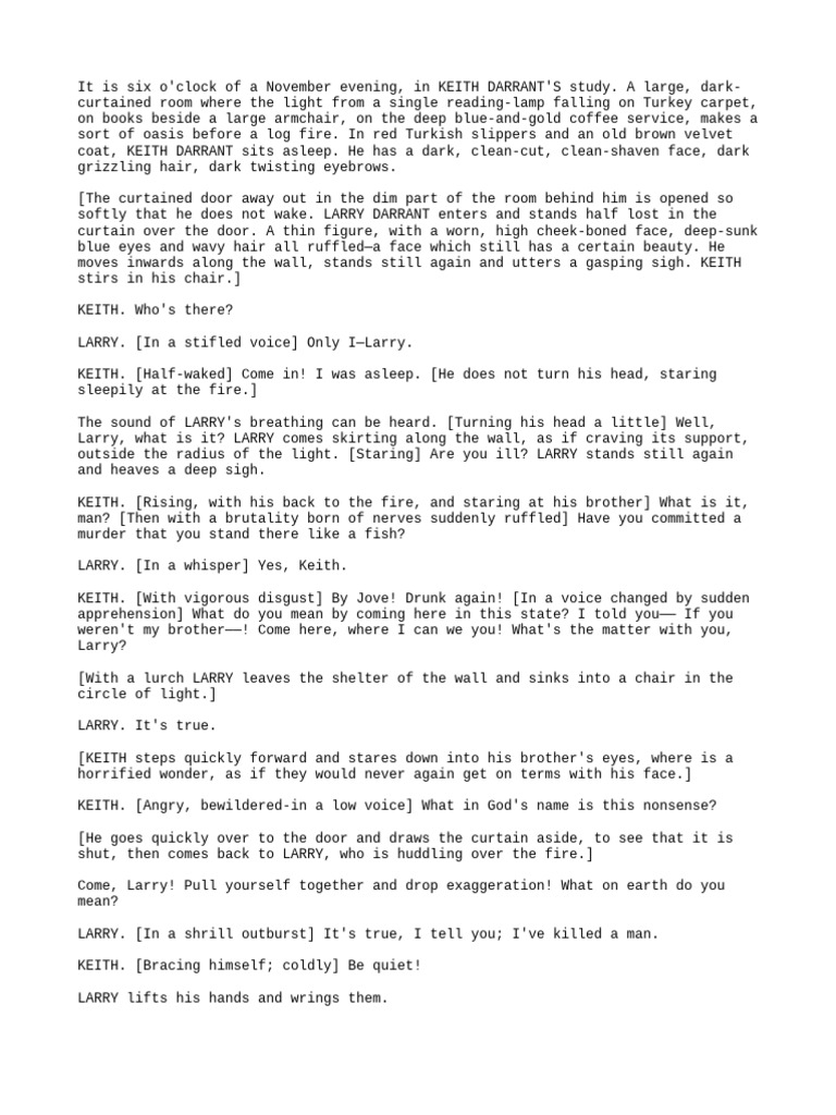 The First and The Last Script | PDF