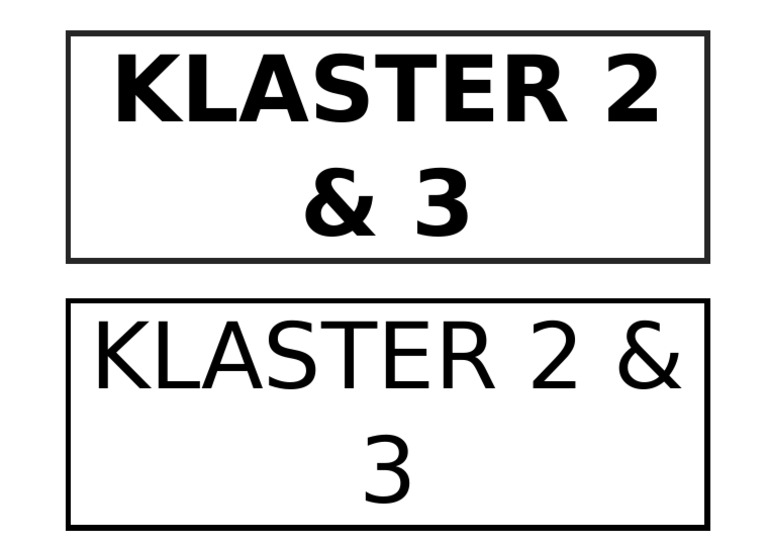 KLASTER | PDF