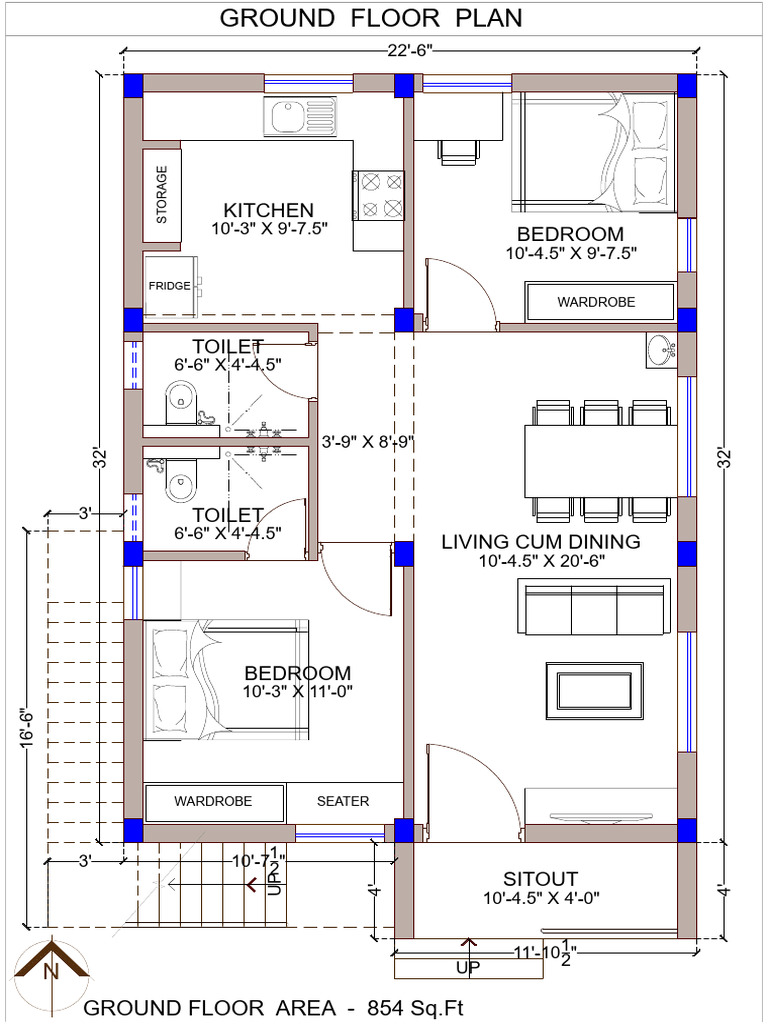 Ground Floor Plan Schematic | PDF