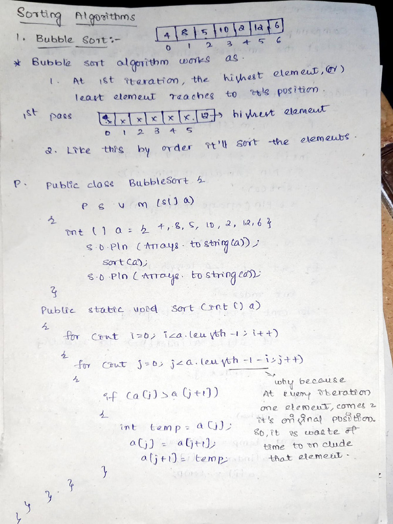 Sorting Algorithms Explained | PDF