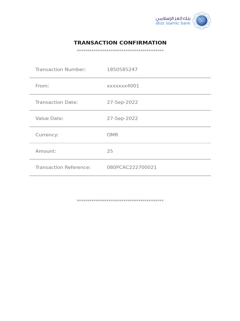 Transaction Details 1850585247 | PDF