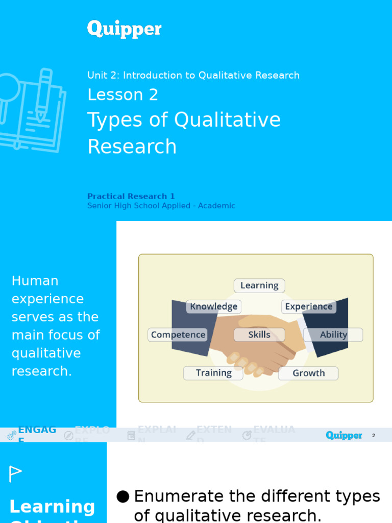 Types of Qualitative Research Explained | PDF | Qualitative Research ...