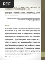 Levantamento preliminar da avifauna do córrego Pipoca, Morrinhos, GO