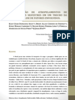 Quantificação de Atropelamentos de Vertebrados Silvestres em Um Trecho Da GO 213 e Análise de Fatores Envolvidos