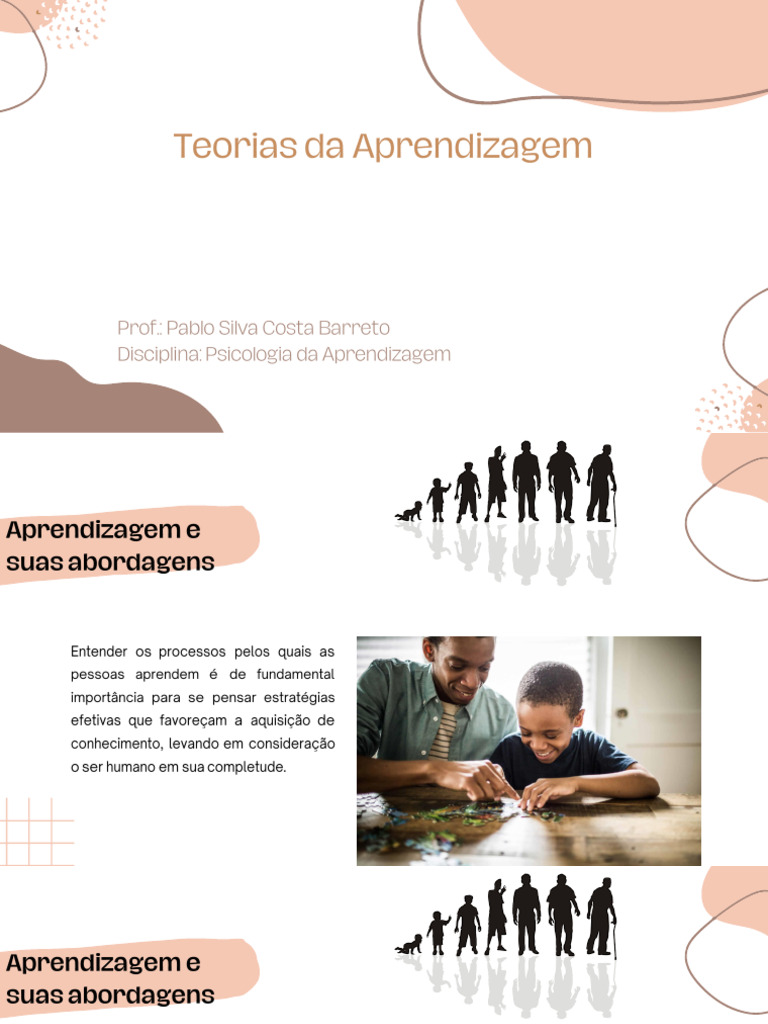 Teorias Da Aprendizagem | PDF