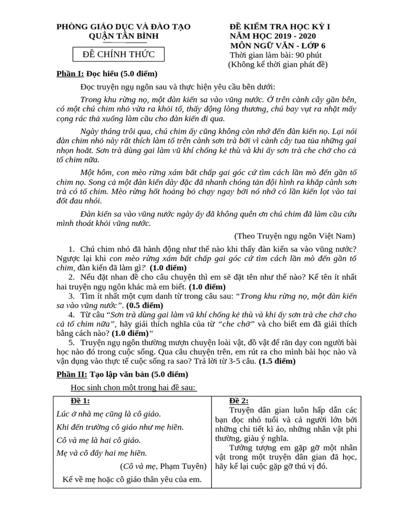 Van 6 - Quan Tan Binh - Deda - Yen Nguyen | PDF