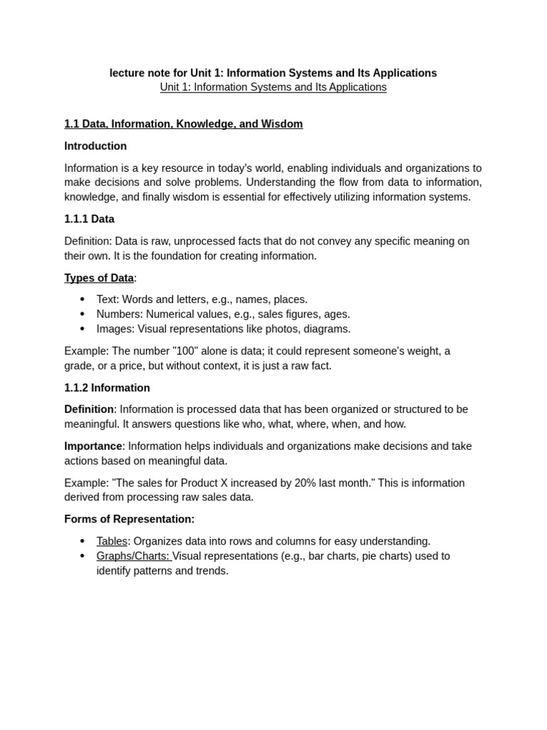 Grade 11 ICT Unit 1 Overview | PDF | Information | Entrepreneurship