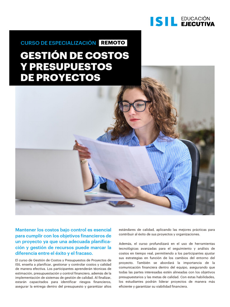 CC Gestion de Costos y Presupuestos de Proyectos | PDF | Presupuesto ...