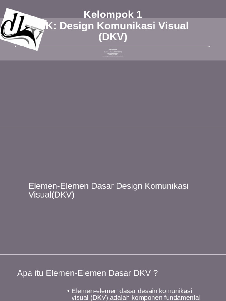 Elemen Dasar DKV untuk Desain Efektif | PDF