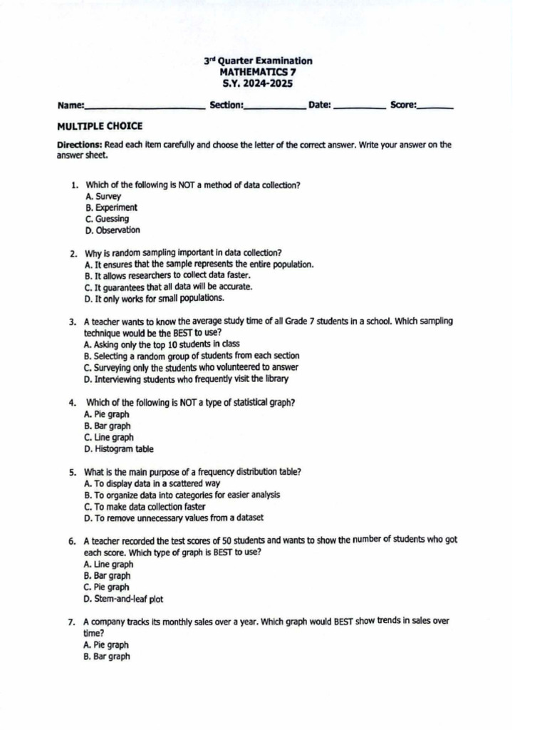 3rd Quarter Reviewer | PDF