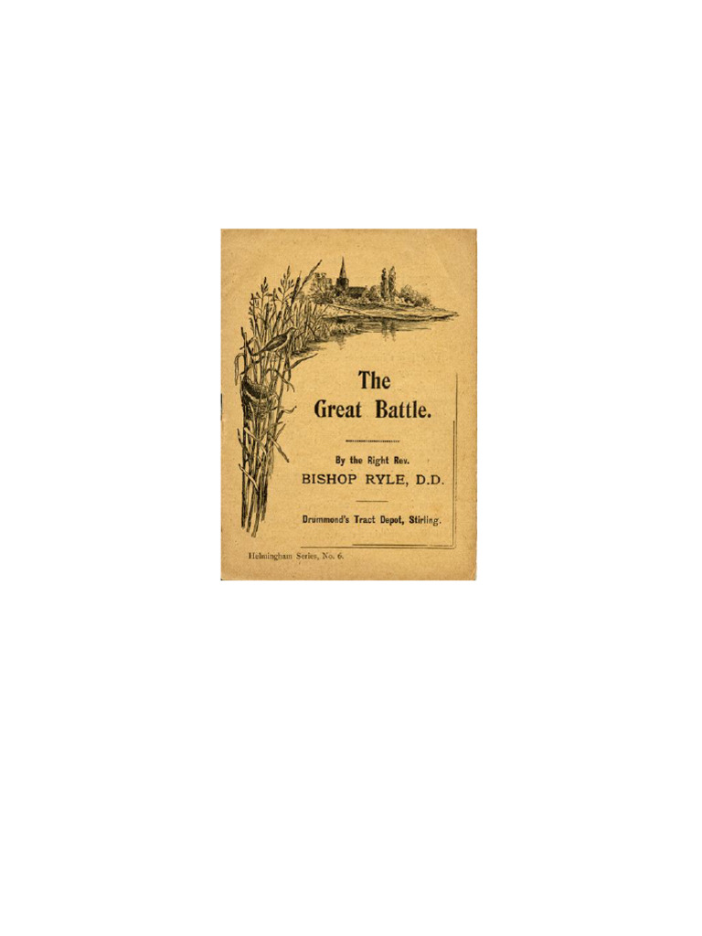 ryle_the_great_battle | PDF | Jesus | Satan
