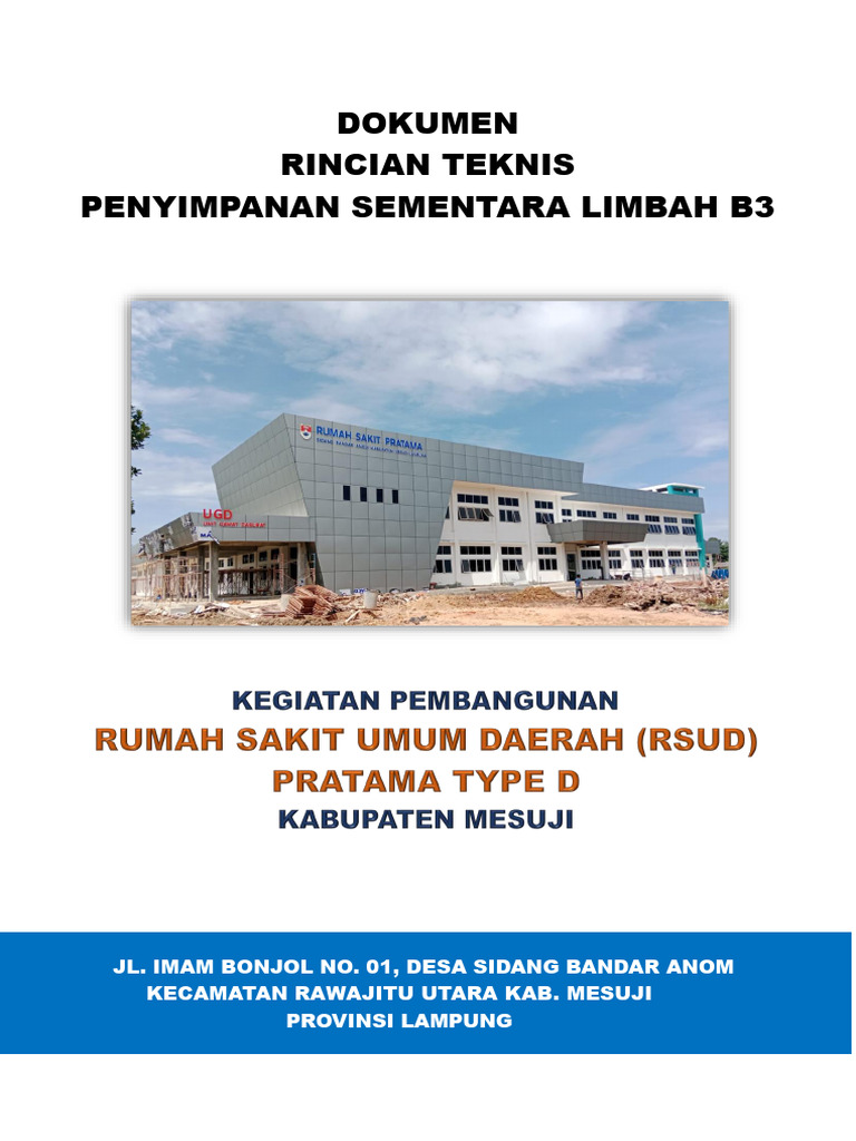 Rintek b3 Rsud Mesuji Revisi | PDF