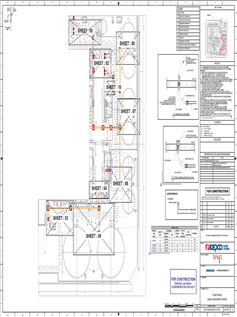 JCP-YD04-00UGX-151168 - 2 - FC Pump Area Cable Raceway Layout | PDF