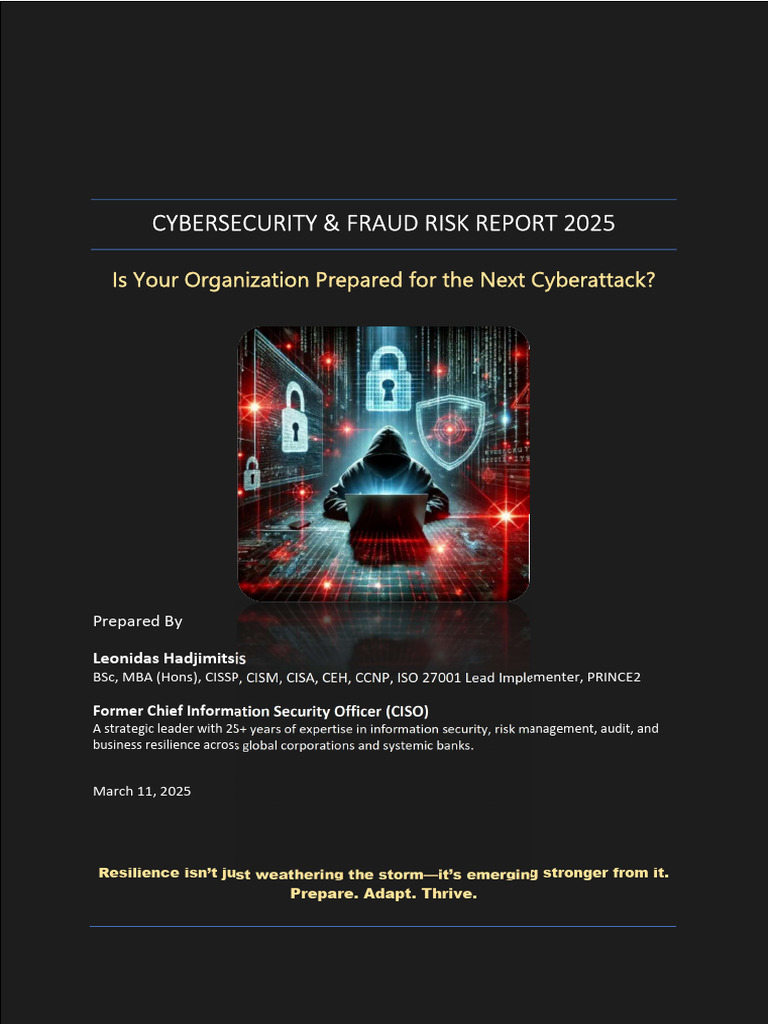 Cybersecurity Preparedness 2025 Report | PDF | Security | Computer Security