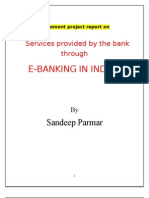 E-Banking in India: Sandeep Parmar