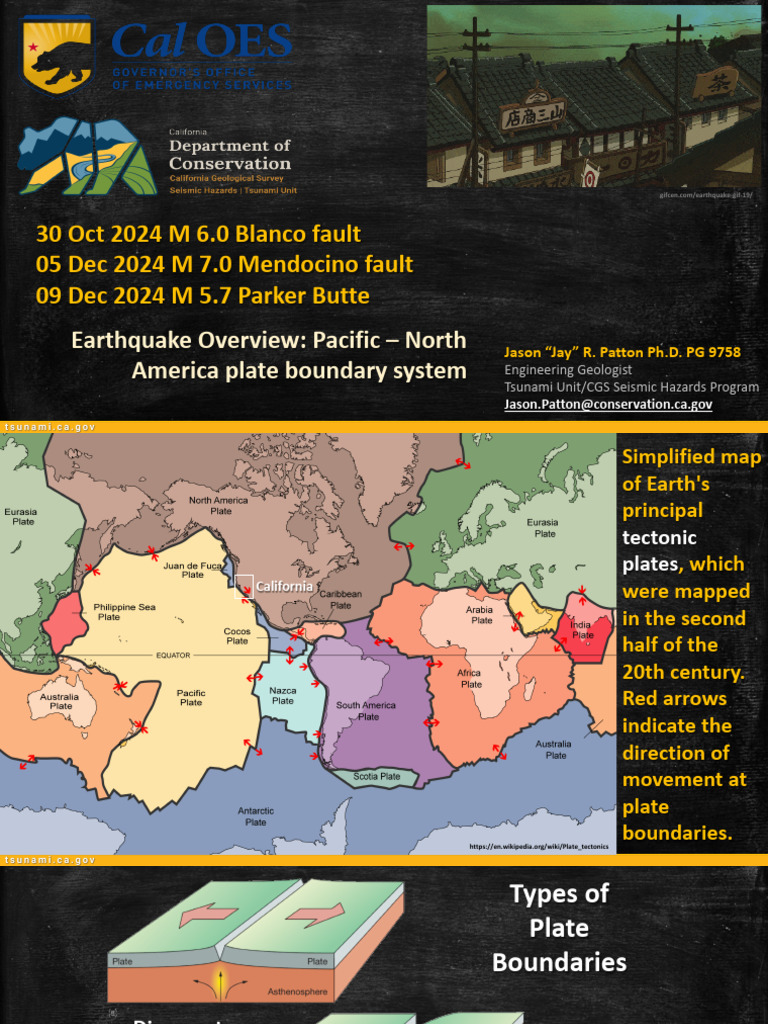 Patton 2025 EERI Earthquake Overview | PDF | Earthquakes | Fault (Geology)