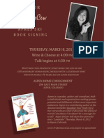 Flyer - Book Signing