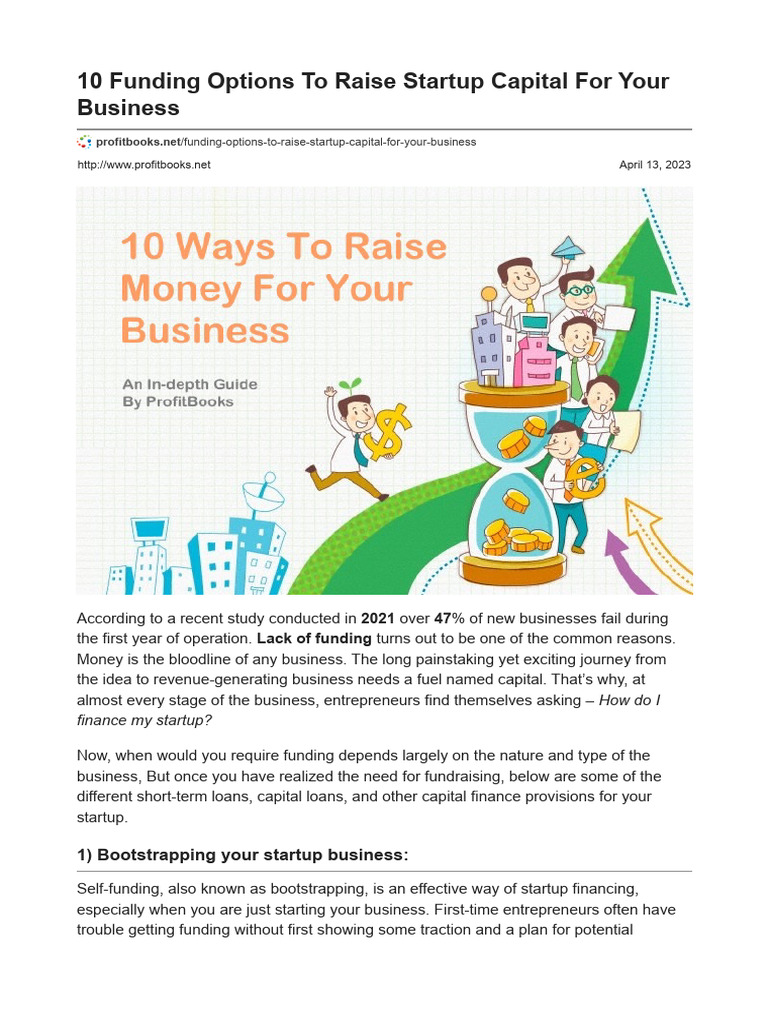 Funding Options for Startups: Wishberry & Loans | PDF | Corporate ...