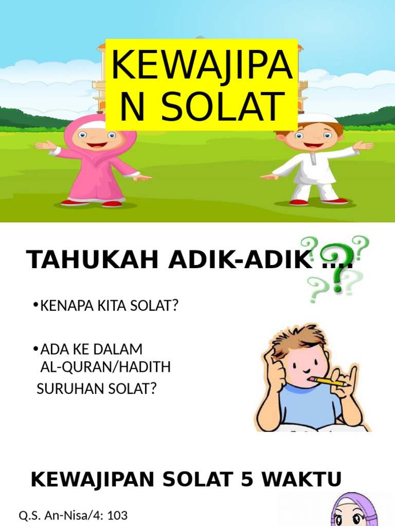 Kewajiban dan Hikmah Solat | PDF