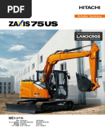 1043-Product Medium Excavators ZX75UR-5B | PDF